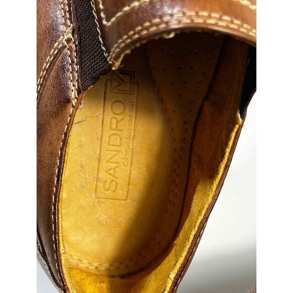 Sandro Moscoloni Berwyn Tan Leather Venetian‎ Classic Loafer Sz 11.5 - Picture 7 of 7